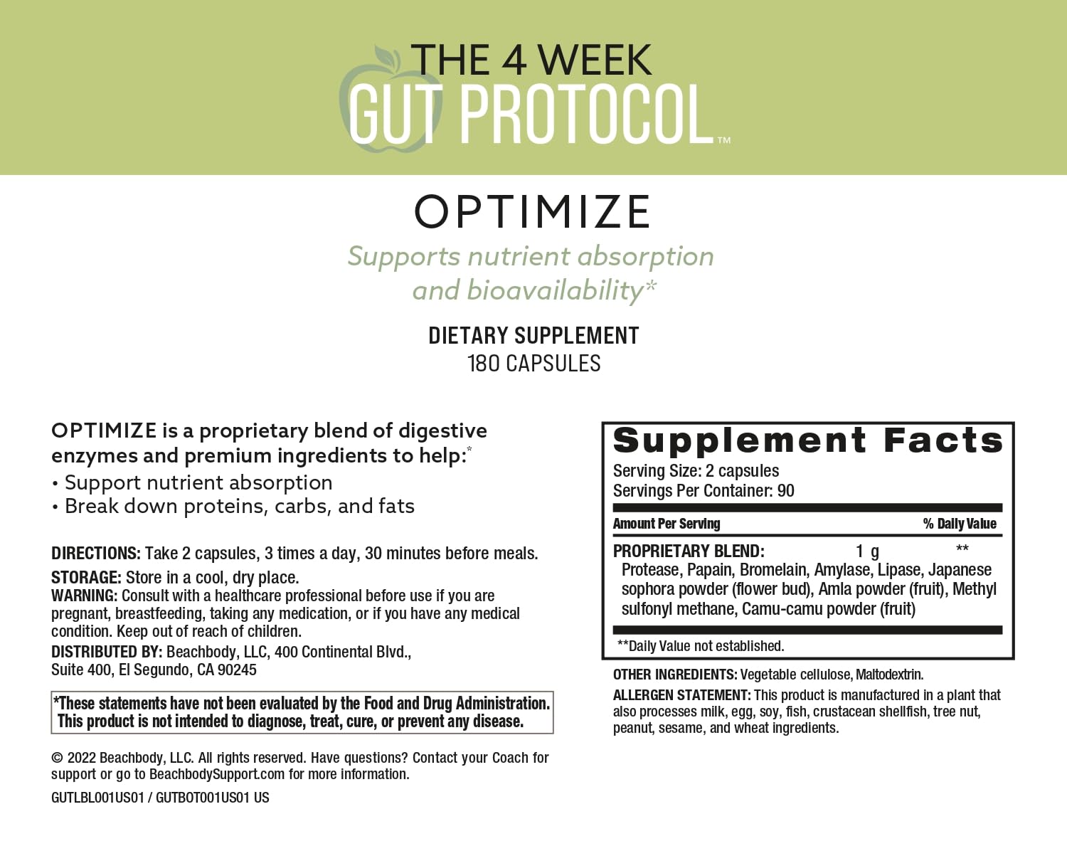 Revitalize: Bacillus coagulans 3B CFUs probiotic with inulin