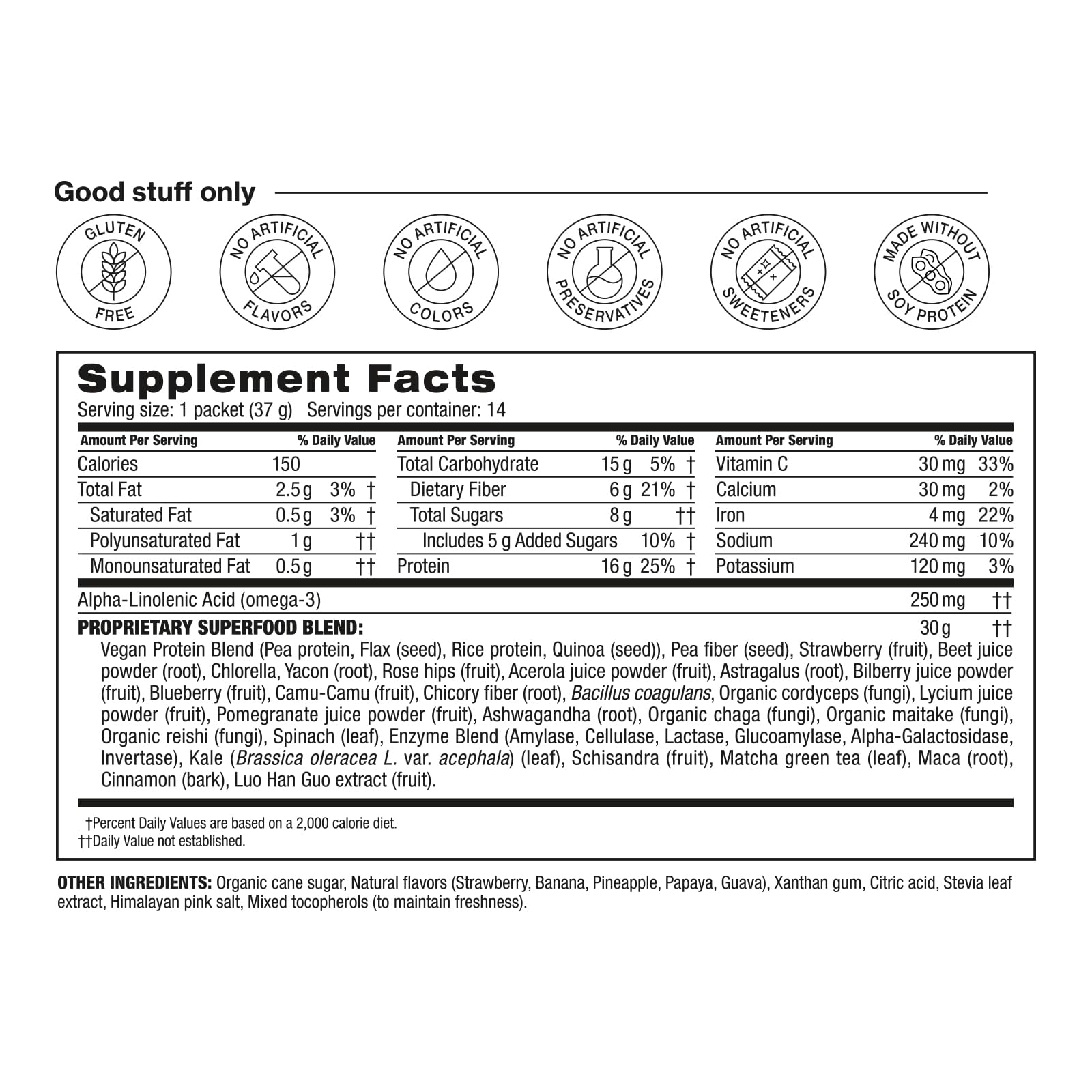 BODi Shakeology Tropical Strawberry in a glass shows smooth texture and convenient nutrition