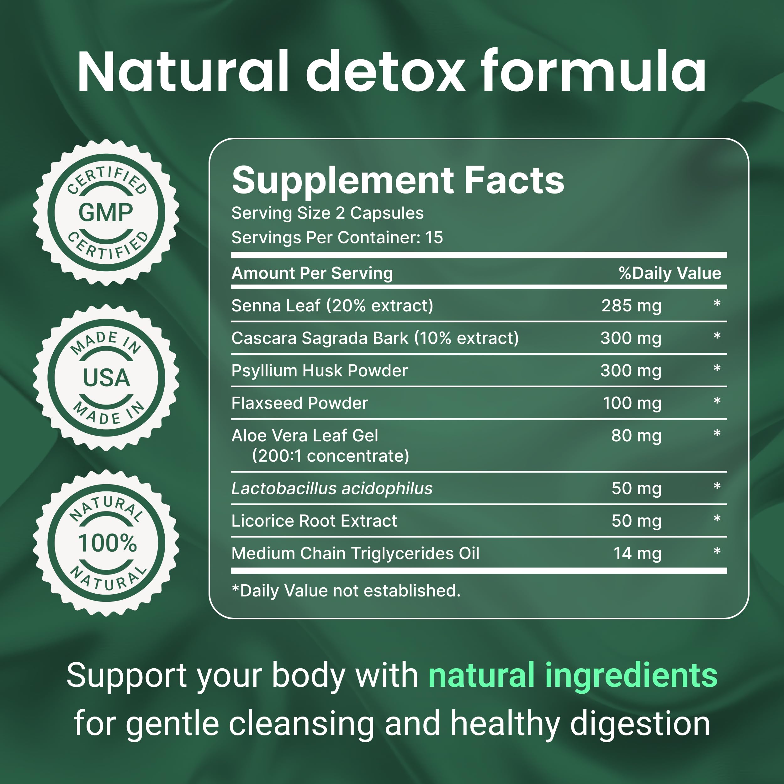 Body Art Detox product packaging with label