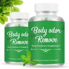 Hero product image showing the Body Deodorizing Supplement bottle