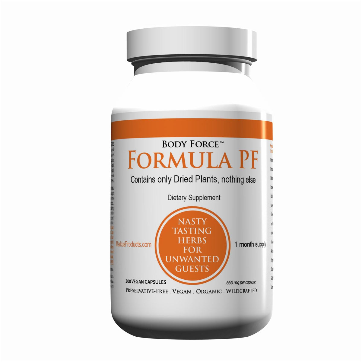 Body Force Formula PF bottle