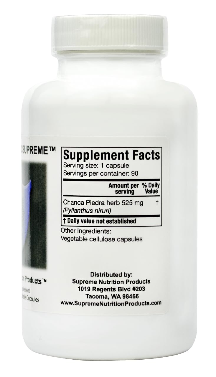 Close-up of 90 capsules per bottle for Supreme Nutrition Body Guard Supreme