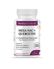 Body Kitchen Mega NAC 600 mg with Quercetin bottle front