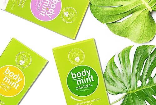 Illustration highlighting aluminum-free formula of Body Mint Sport