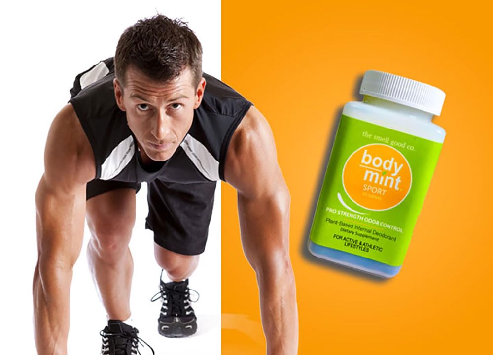 Close-up of Body Mint Sport tablets