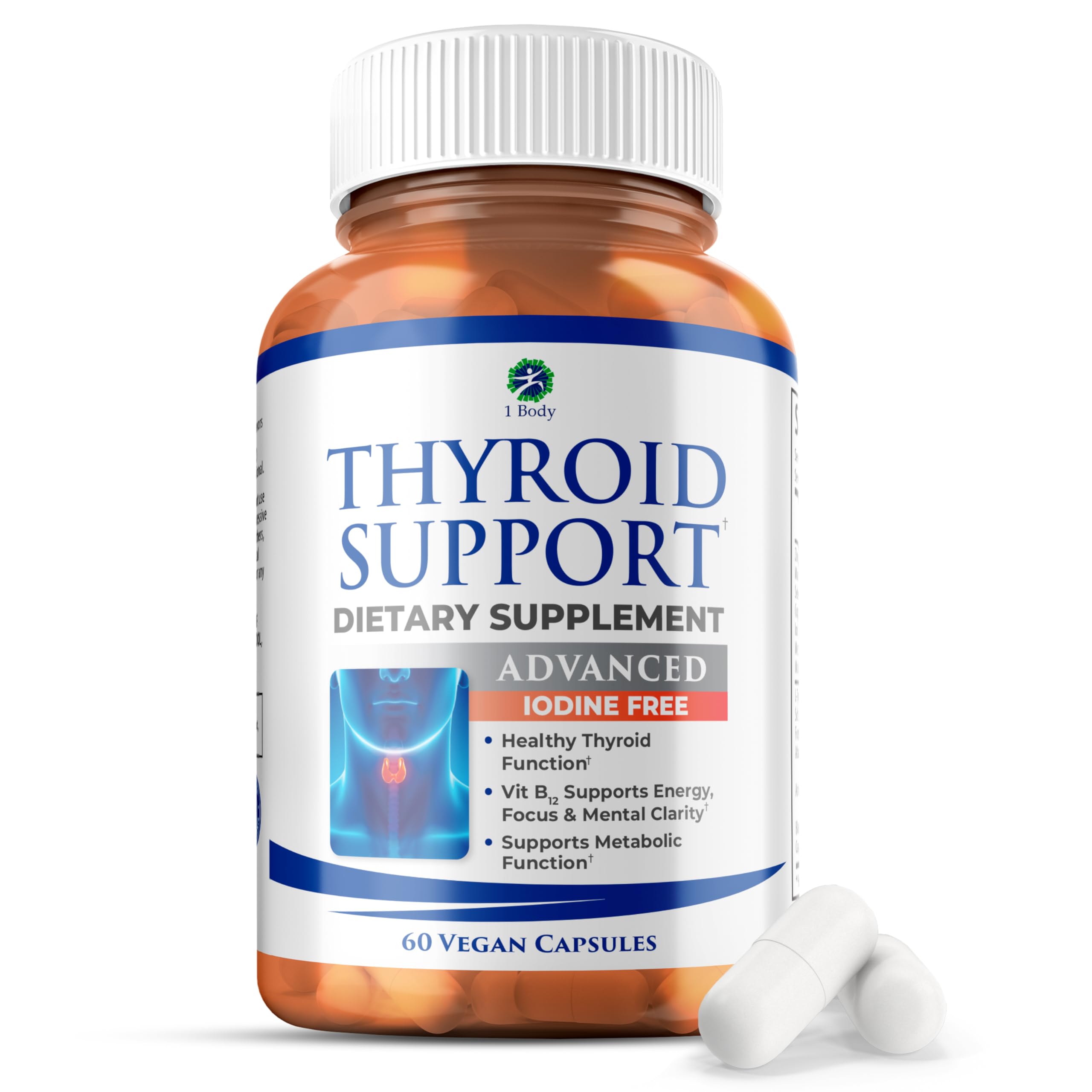 Hero image of Body Thyroid Support Supplement - iodine-free