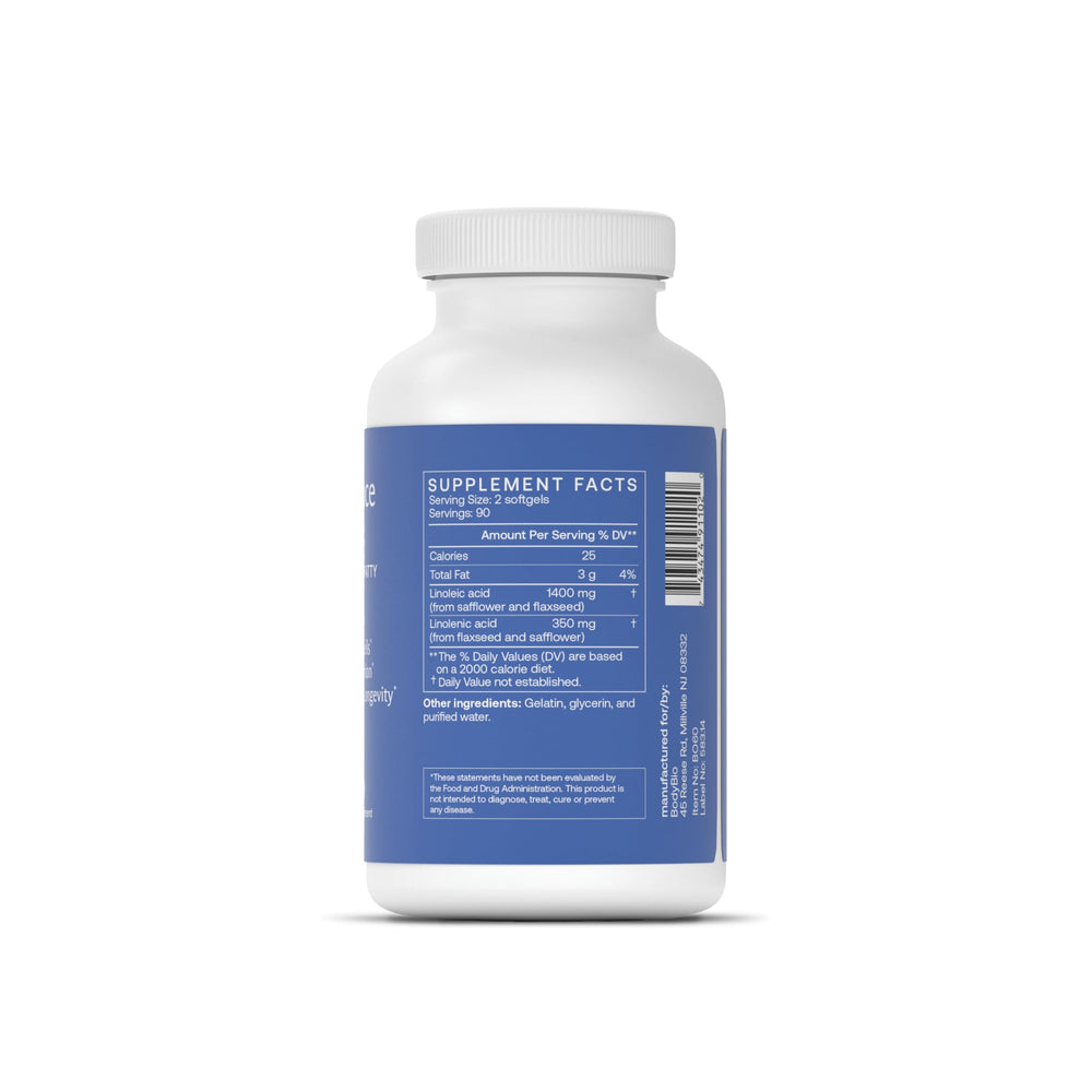 Graphic showing omega-6 to omega-3 4:1 ratio