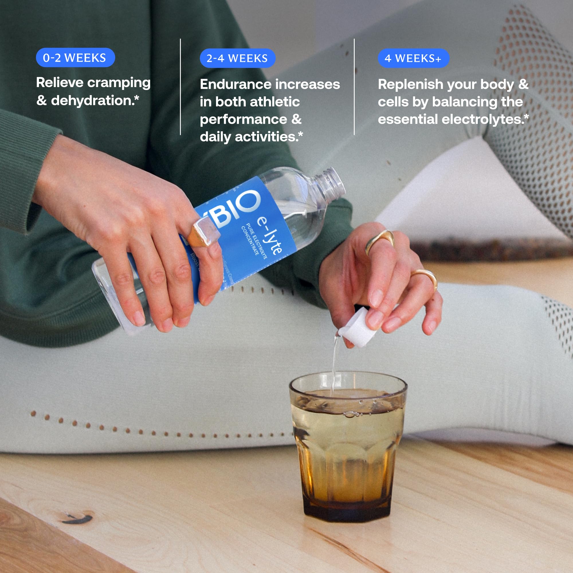 Keto-friendly, sugar-free electrolyte hydration