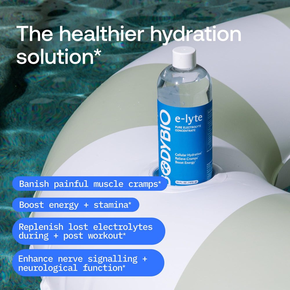 Close-up graphic illustrating electrolyte balance (sodium, potassium, magnesium)