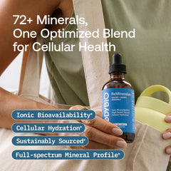 Glass of water with dissolved minerals illustrating bioavailability