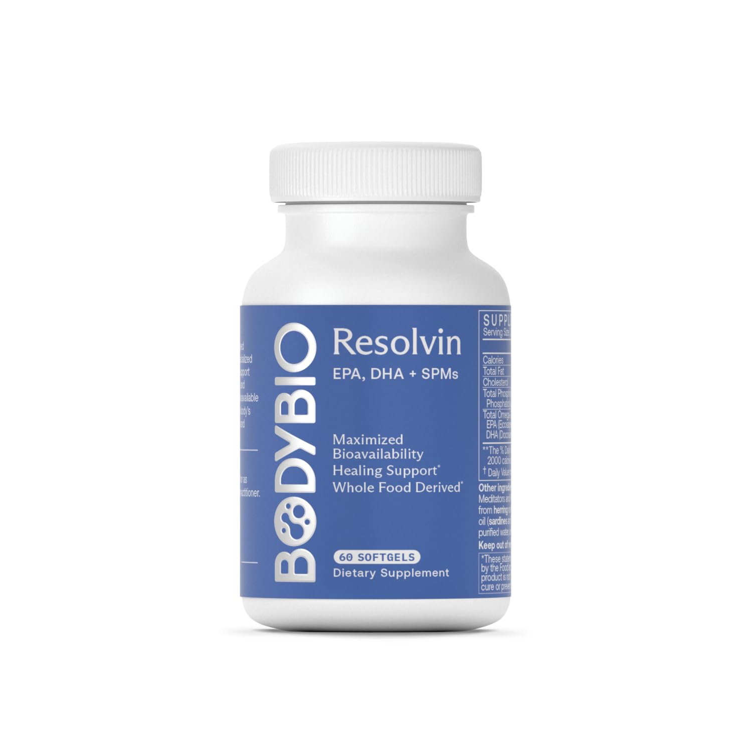 BodyBio Resolvin bottle front view