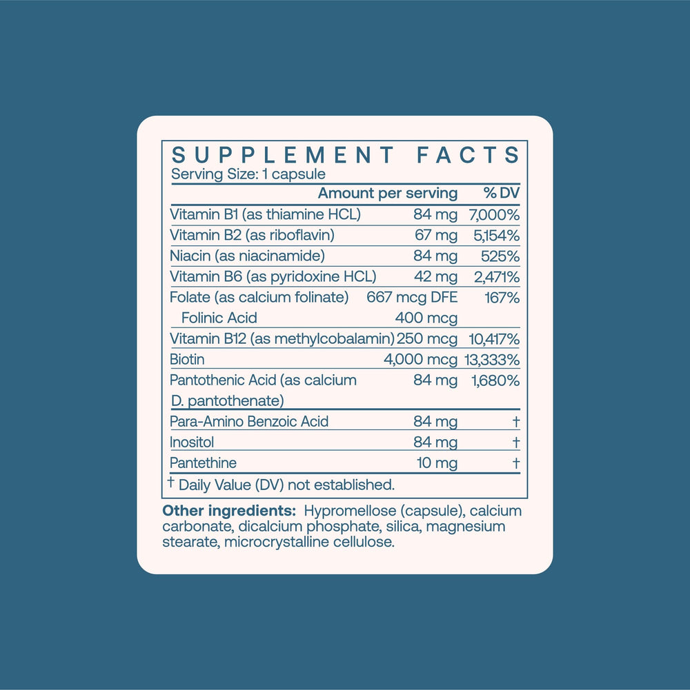 Nutritional information and capsule details on packaging