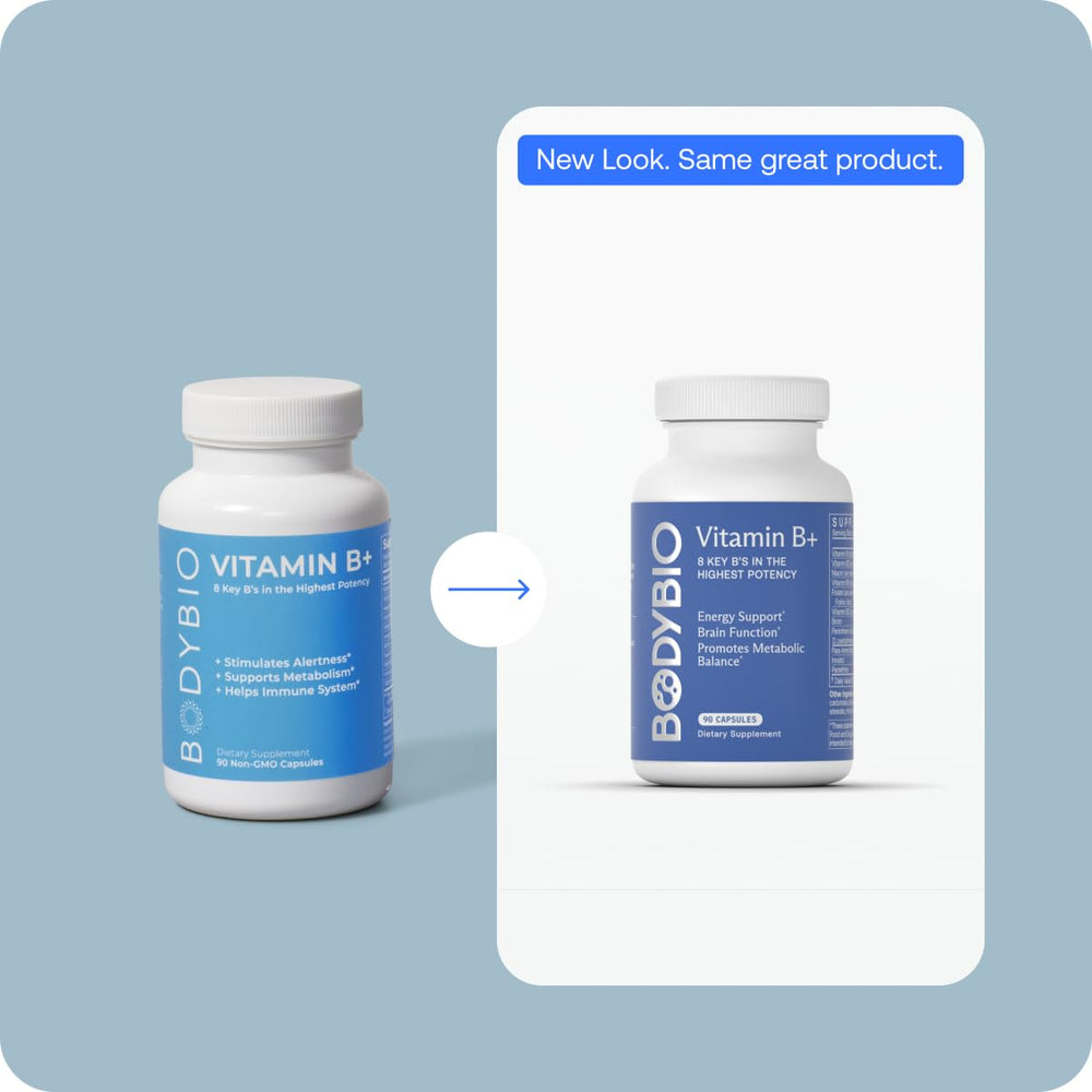 Gluten-free, dairy-free supplement packaging