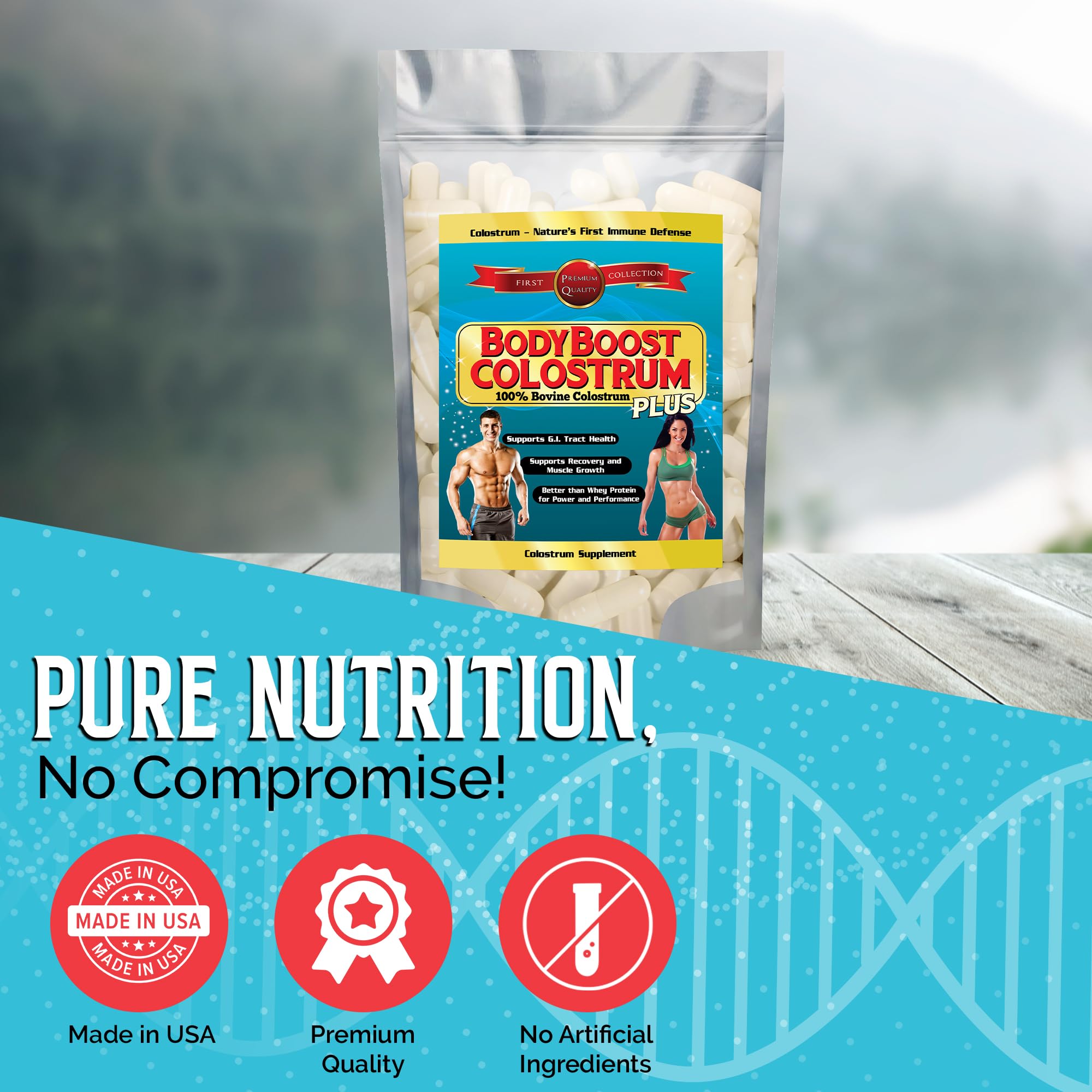 Serving ideas: smoothie or shake with BodyBoost Colostrum