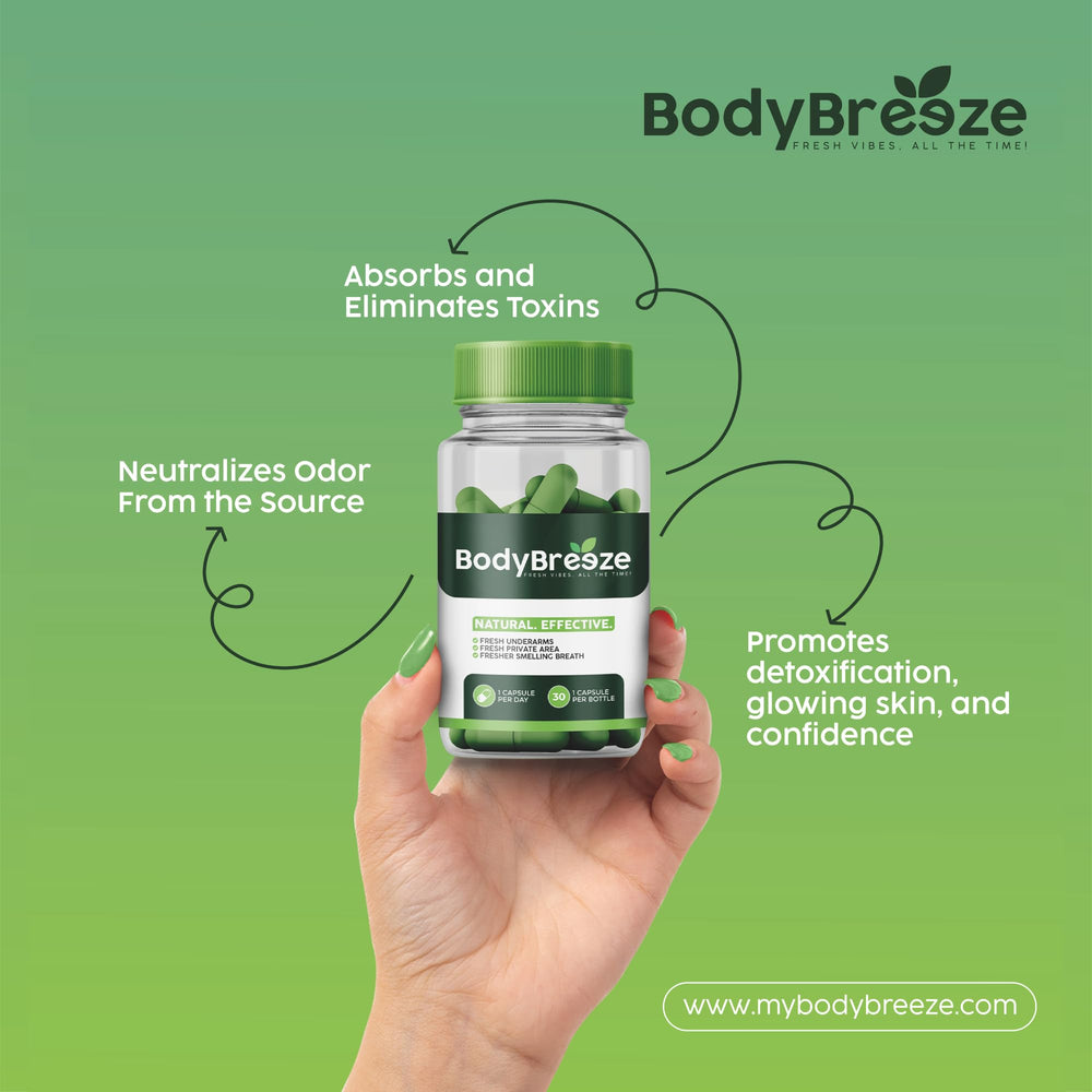 Plant-based vegan-friendly BodyBreeze capsules