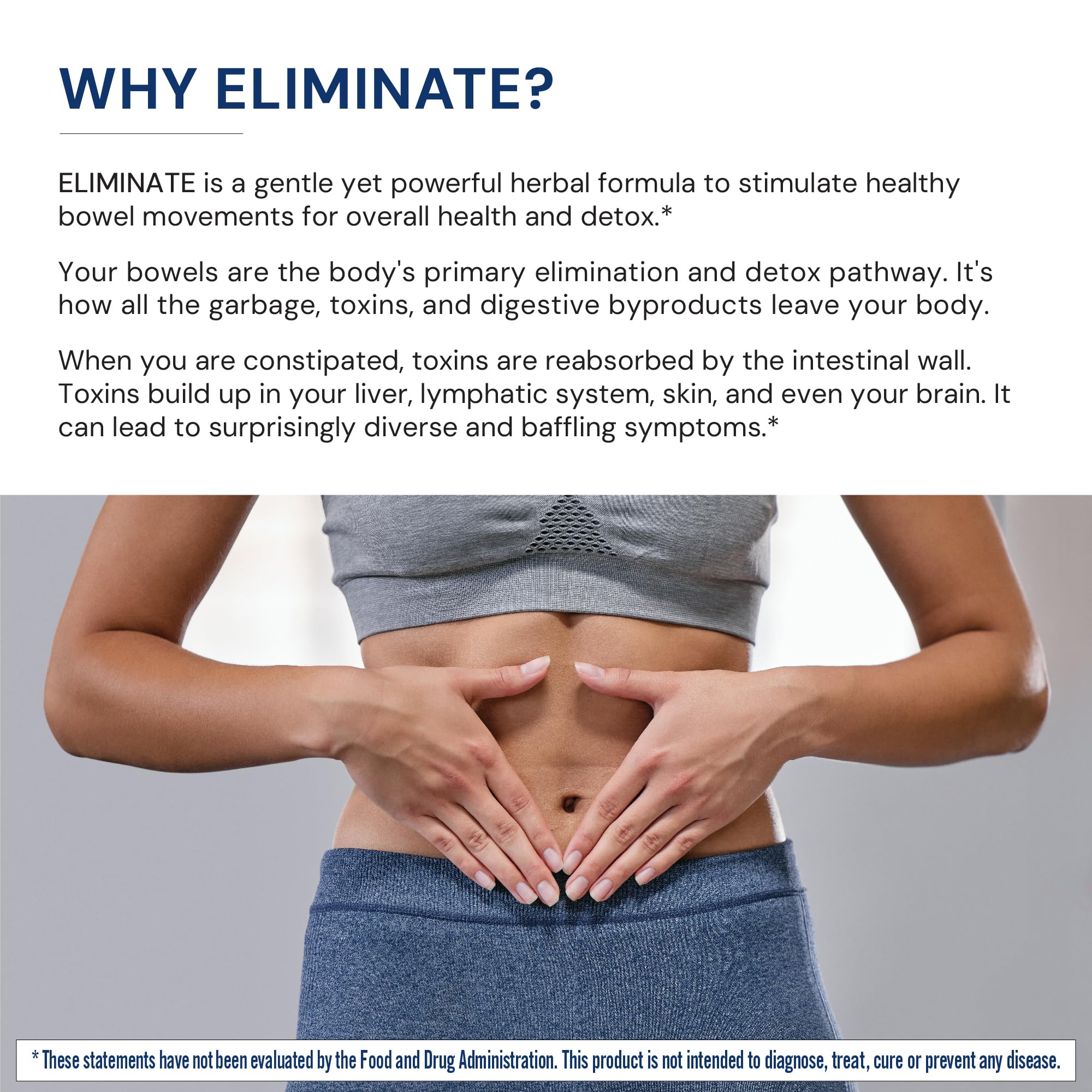 BodyHealth Intestinal Cleanse label closeup showcases 15 herbs and minerals for gut health.