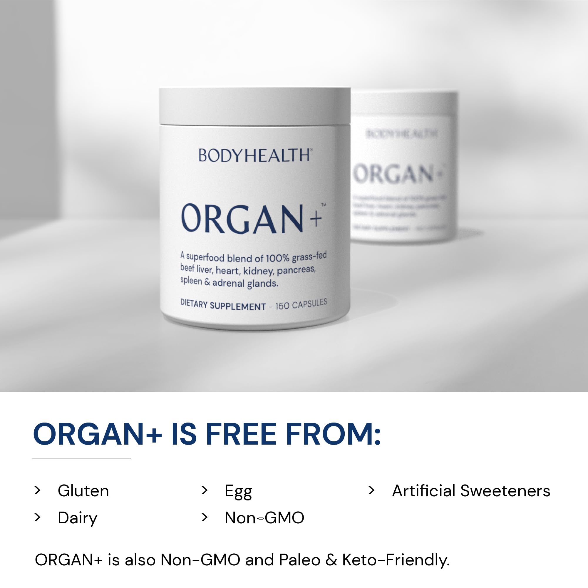 Beef pancreas glandular used in the organ complex