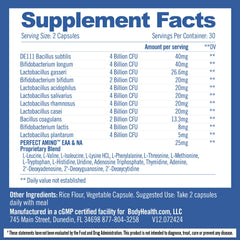 40 billion live cultures and 11 probiotic strains illustration