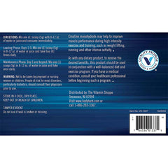 Close-up of pure creatine monohydrate powder