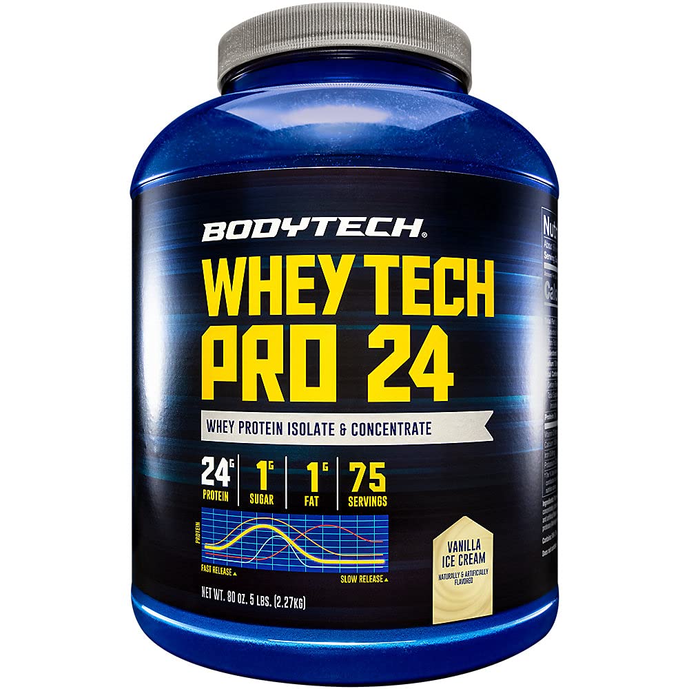 BODYTECH Whey Tech Pro24 Vanilla Ice Cream 5 lb tub