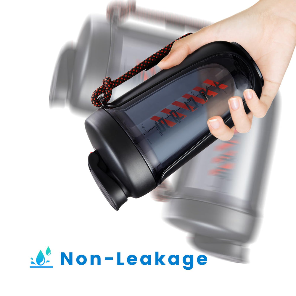 boieioe shaker portable with handle for gym, travel, and on-the-go protein