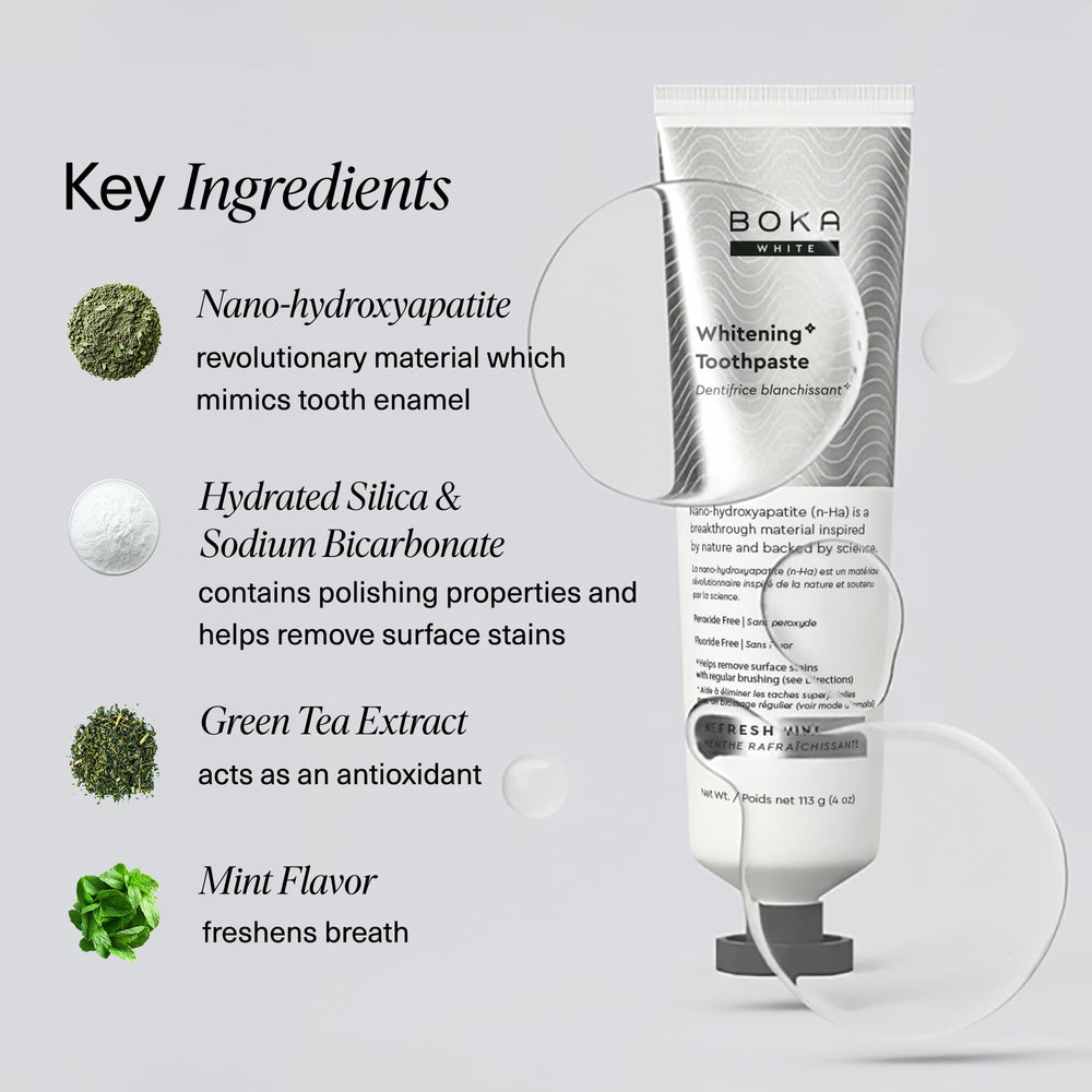 Minty flavor and aloe vera ingredients visualization