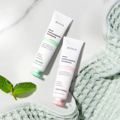 Packaging image for Boka fluoride-free toothpaste 2-pack Ela Mint Coco Ginger