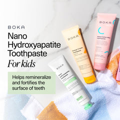 Boka Nano Hydroxyapatite toothpaste Ela Mint and Orange Cream 4 oz 3-pack