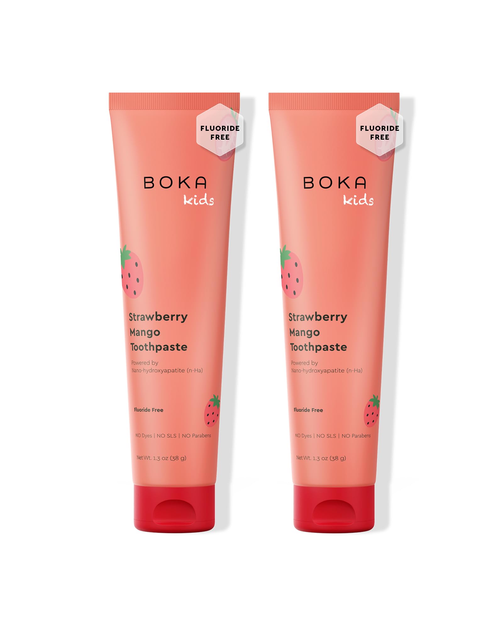 Boka fluoride-free toothpaste 2-pack packaging