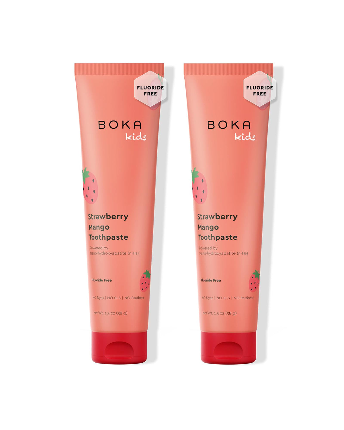 Boka fluoride-free toothpaste 2-pack packaging