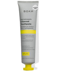 Boka fluoride-free toothpaste with nano-hydroxyapatite and charcoal Yuzu Mint flavor