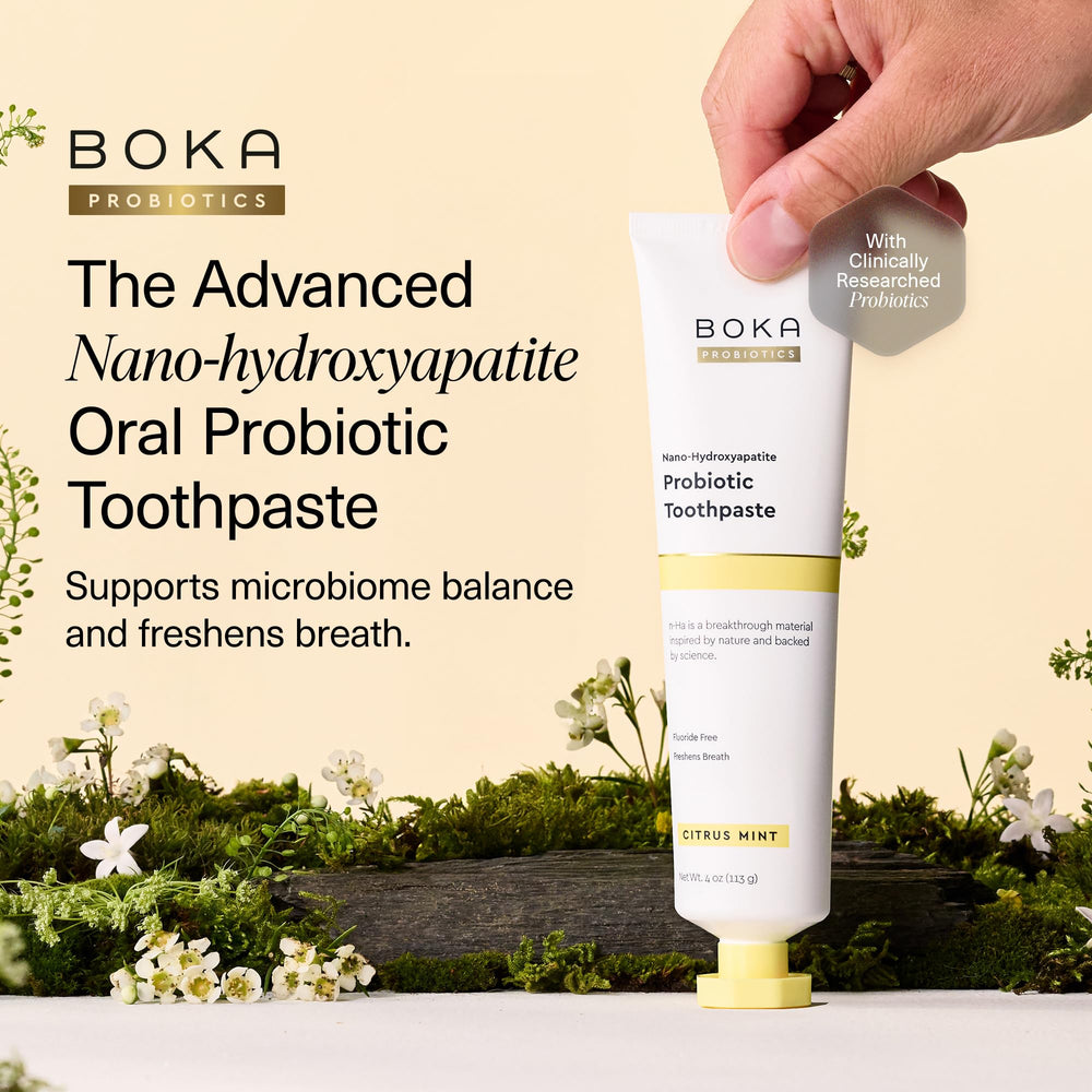 Close-up illustration of nano-hydroxyapatite