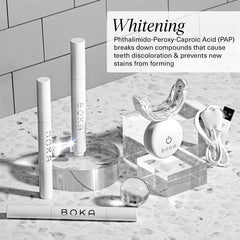 Nano-hydroxyapatite whitening gel used in Boka kit