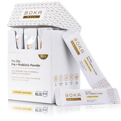Boka Pro Stix Lemonade Lavender packaging – 30 sticks