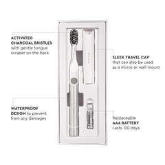 Front view of Boka sonic toothbrush with Standard mode