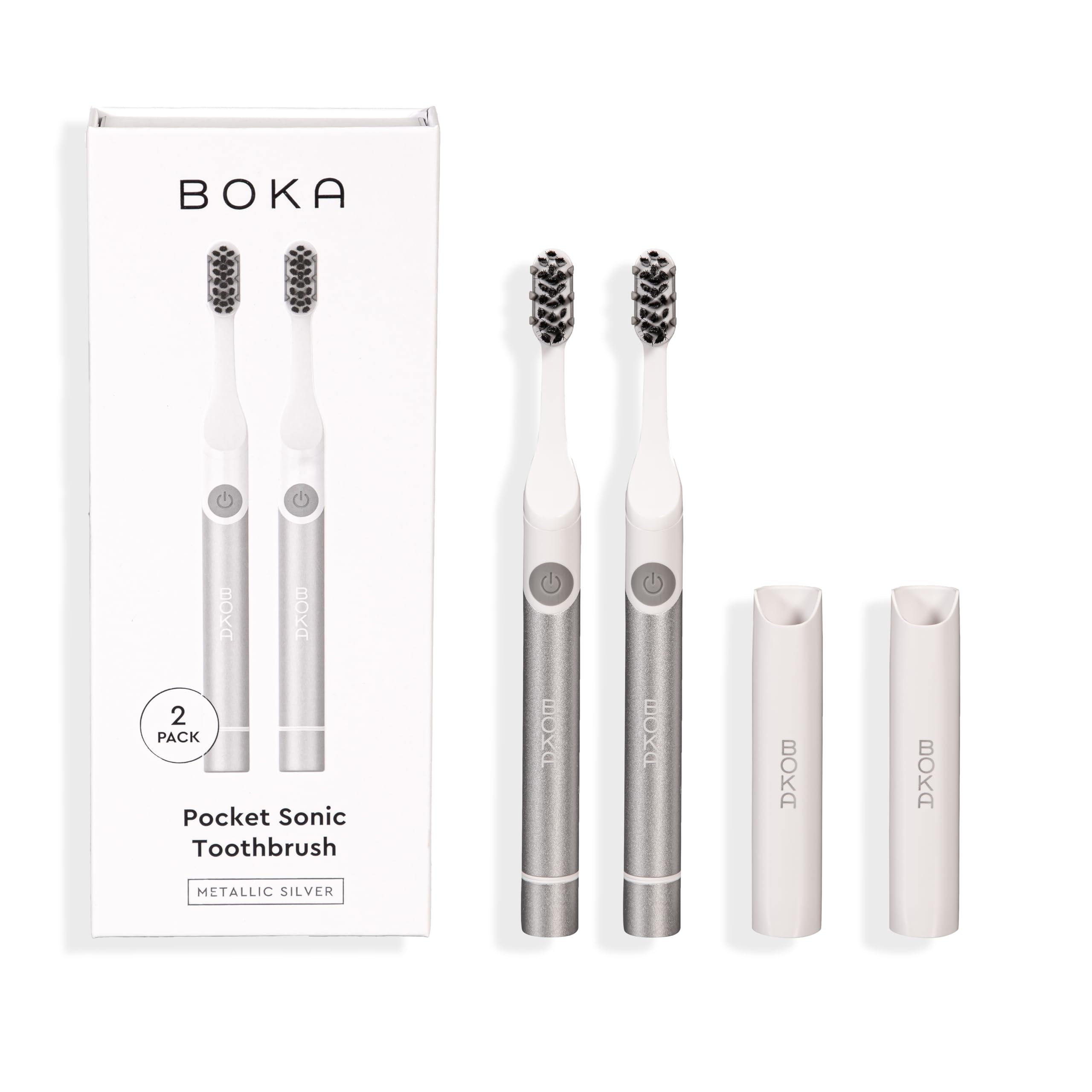 Boka Sonic Electric Toothbrush for Adults two-pack