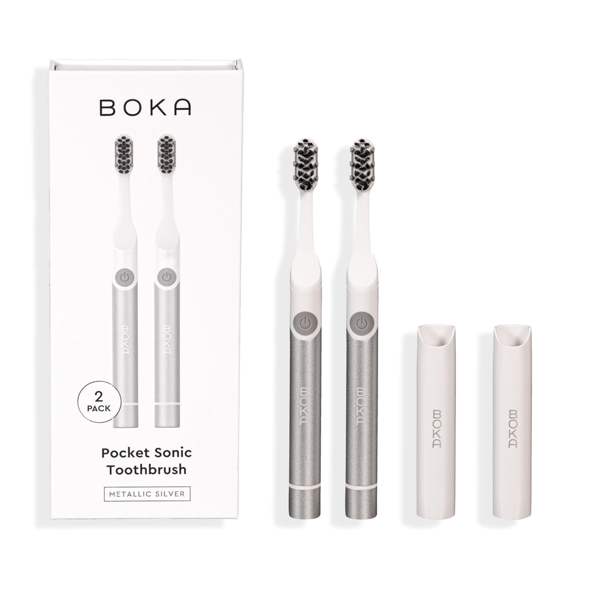 Boka Sonic Electric Toothbrush for Adults two-pack