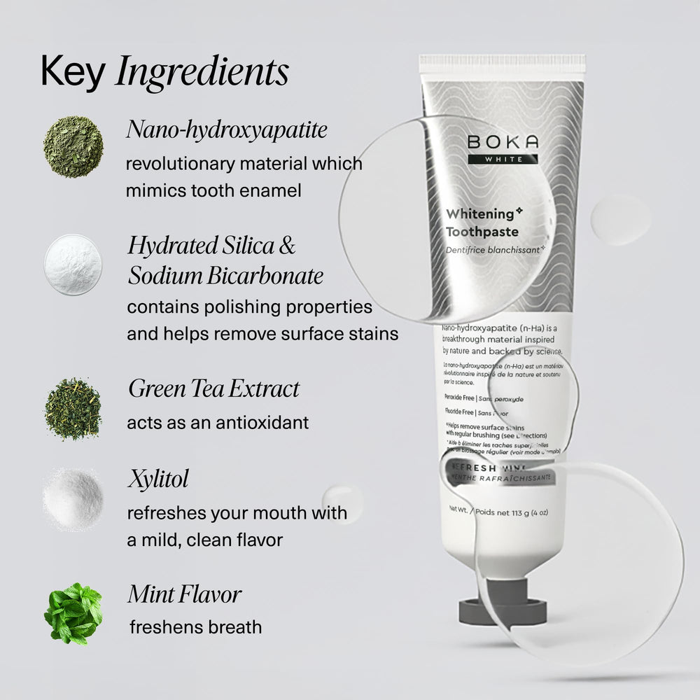 US manufactured seal on Boka toothpaste packaging