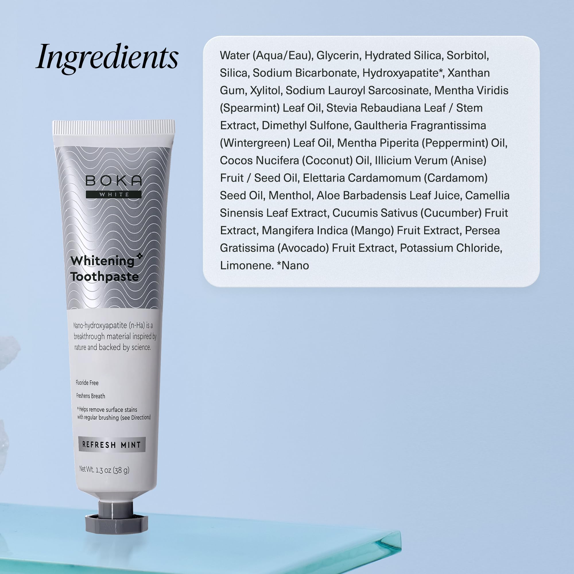 Family-friendly fluoride-free toothpaste for adults and kids