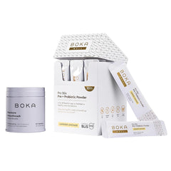 Packaging of Boka travel-size mouthwash tablets 30ct