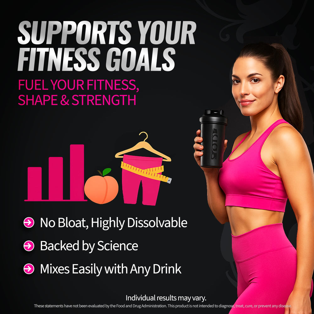 Collagen and BCAA ingredients in Bold Buns Creatine Women