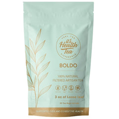 Boldo tea packaging showing 35 biodegradable tea bags