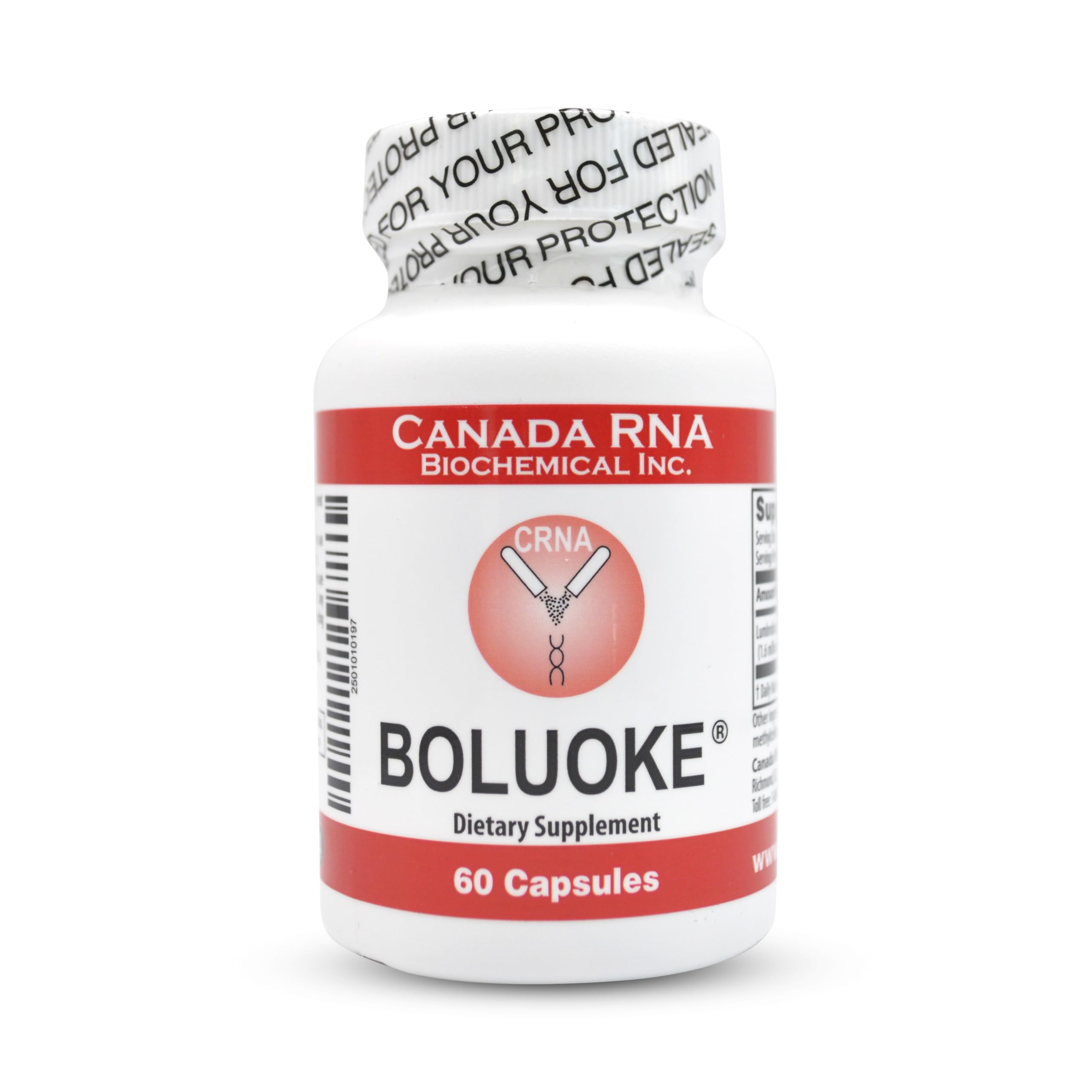 Boluoke Canada RNA Lumbrokinase 60 Capsules bottle