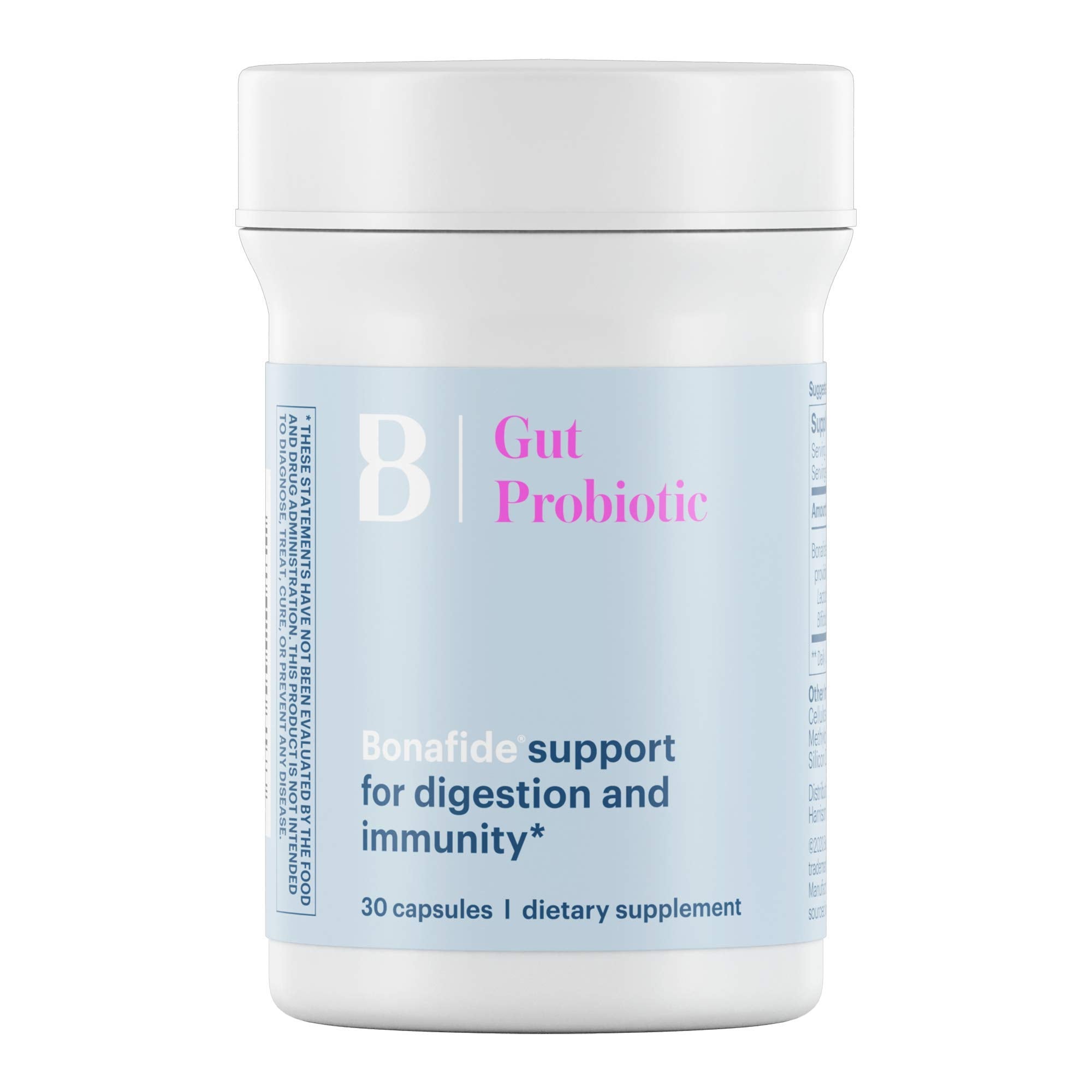 Bottle of Bonafide Essentials Gut Probiotic