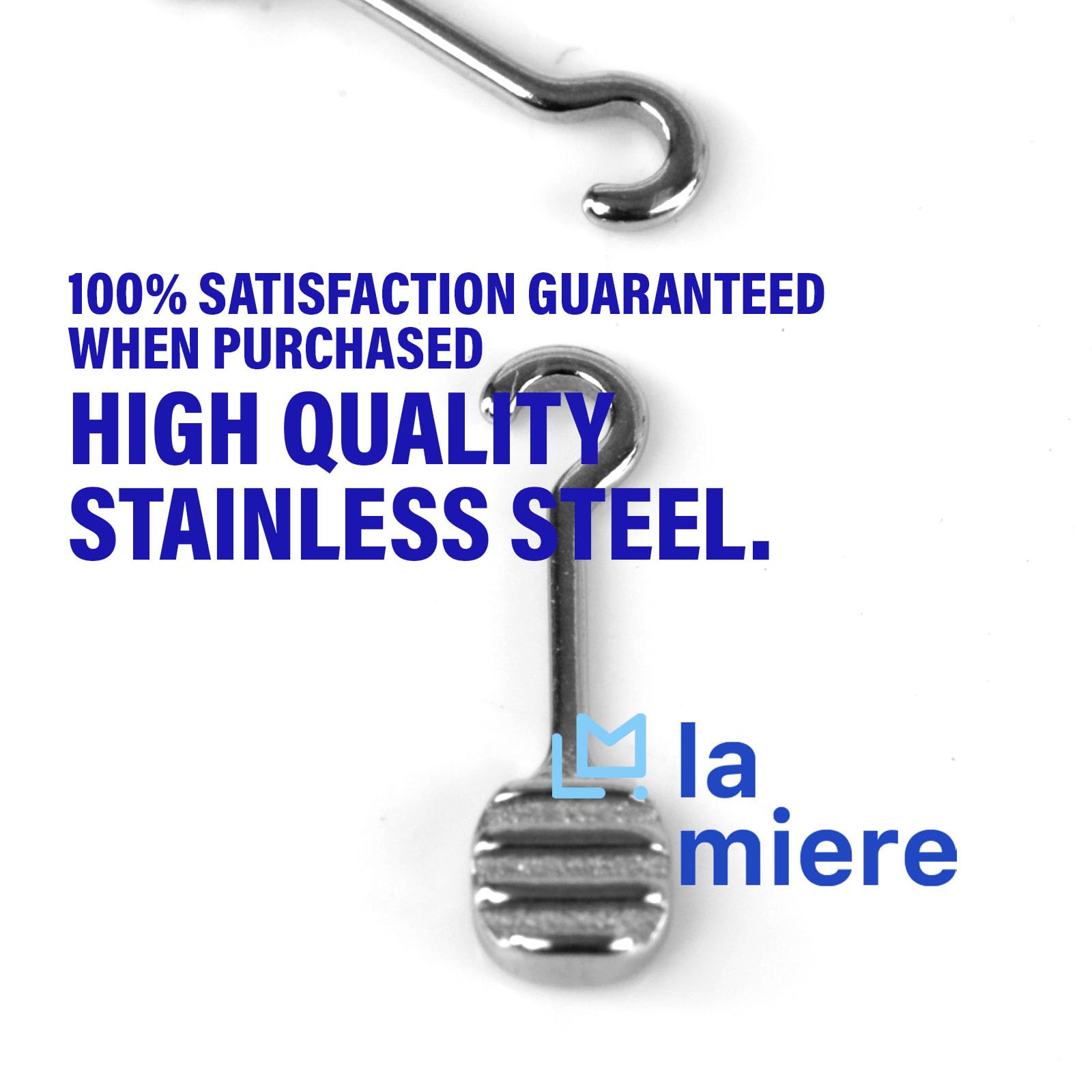 Bondable lingual buttons hook right 5.4mm – stainless steel close-up