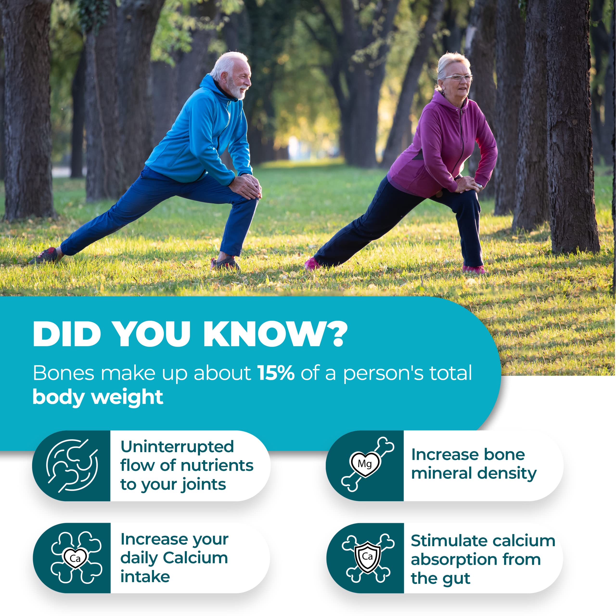 Illustration of strong bones and joints