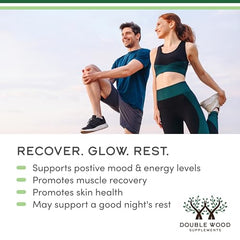 Graphic illustrating bone health and digestive support