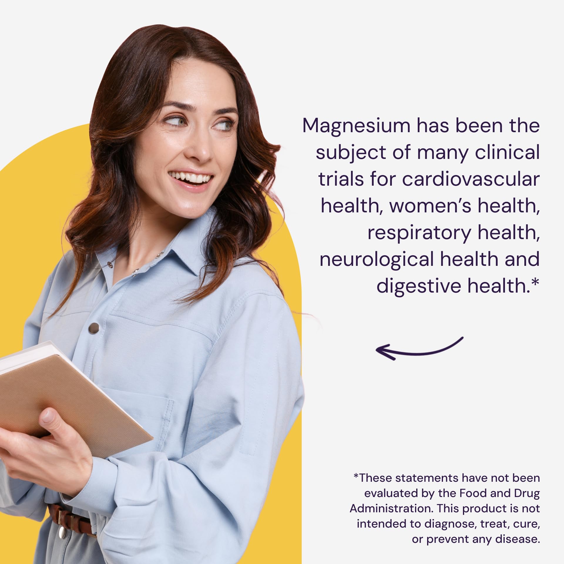 Magnesium tablets promoting bone health
