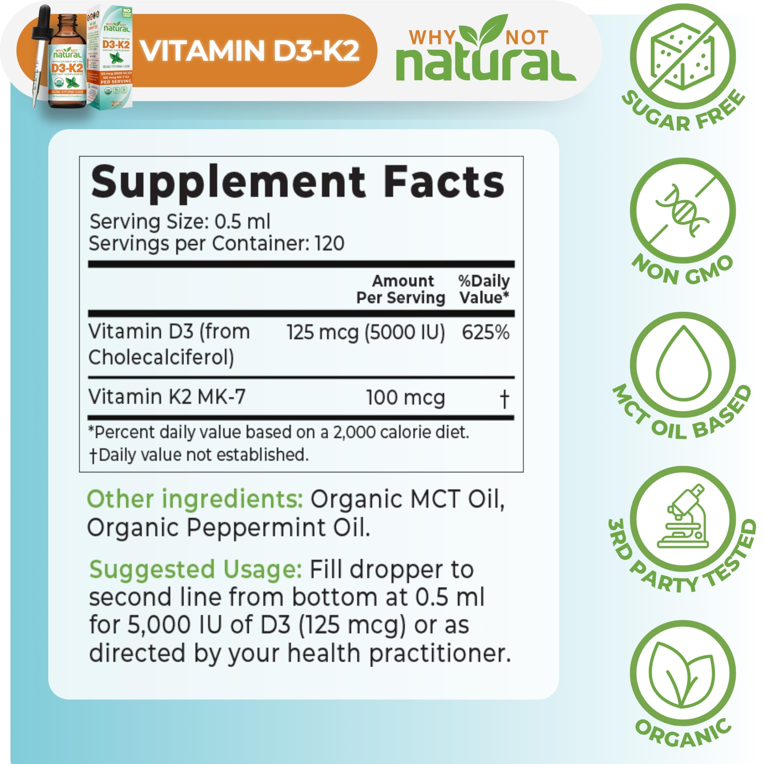 Graphic illustrating bone health, teeth, heart support, and immune system
