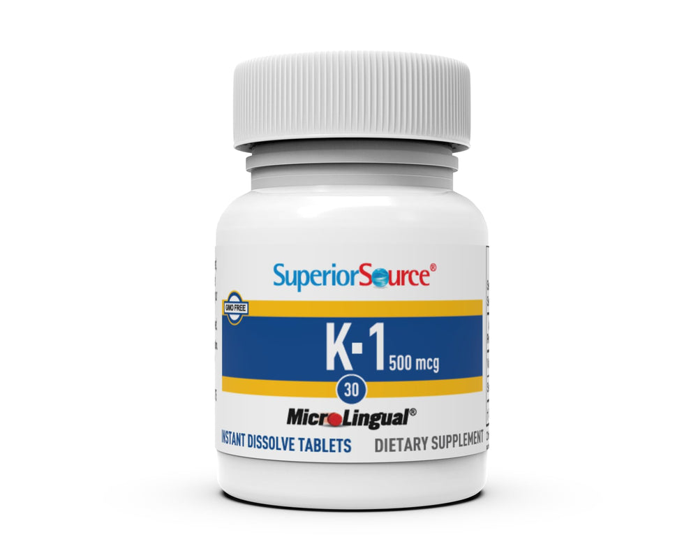 Vitamin K1 500 mcg supporting bone health